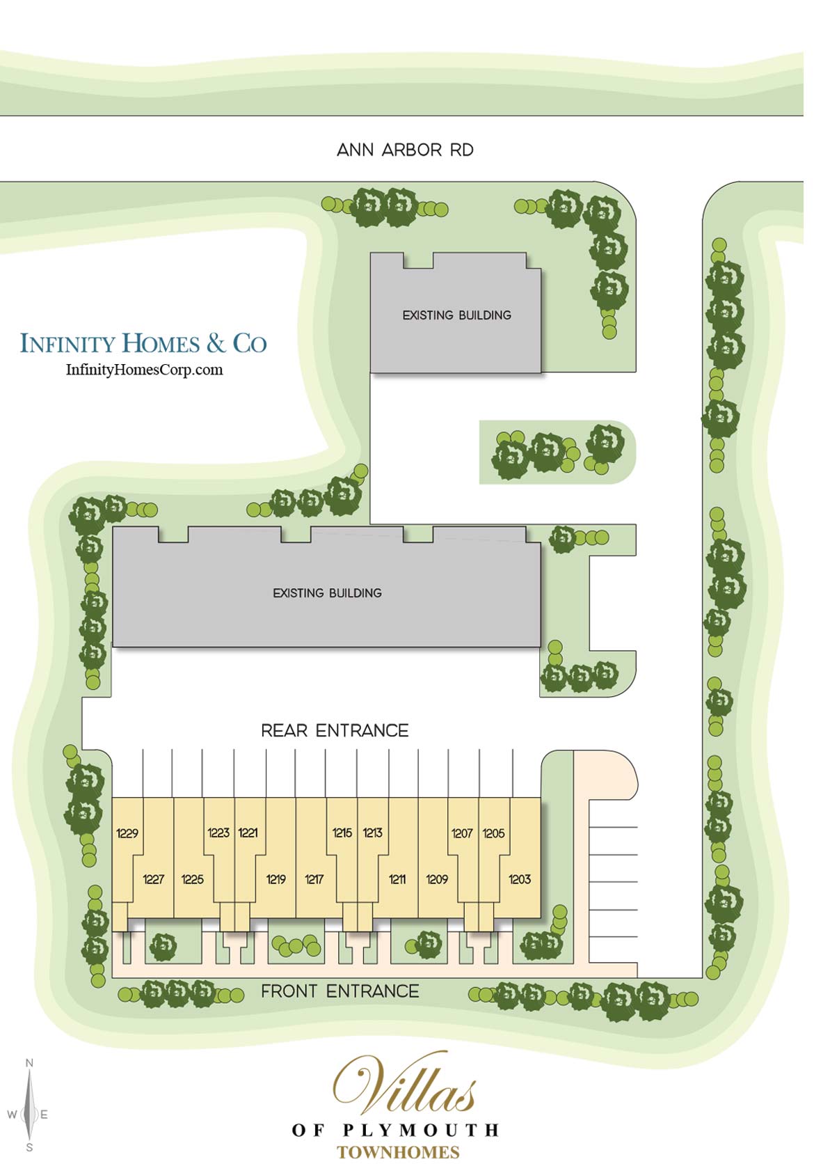 Villas of Plymouth Site Plan